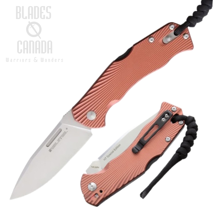 Real Steel H7 Gold Rose Folding Knife, Special Edition, 14C28N, 7798